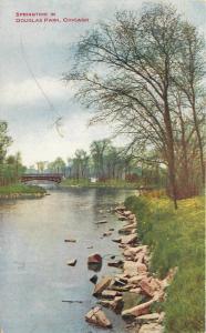 C-1910 CHICAGO ILLINOIS Douglas Park Springtime Hammon postcard 5382