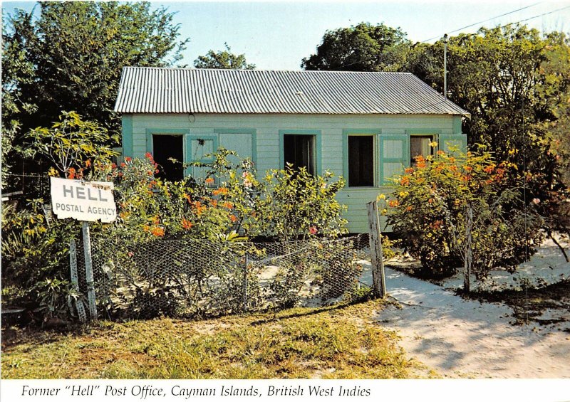 us8052 former hell post office cayman islands british west indies