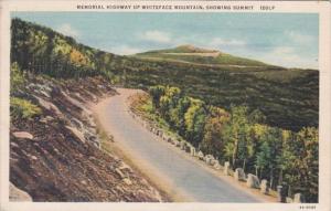 New York Memorial Highway Up Whiteface Mountain Showing Summit 1940 Curteich