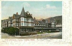Avalon Catalina Island California 1906 Hotel Metropole Postcard Rieder 8204