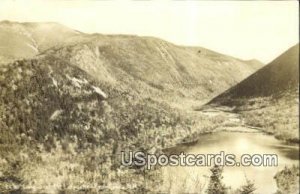 Real Photo - Echo Lake, Mt Lafayette - Franconia, New Hampshire NH  