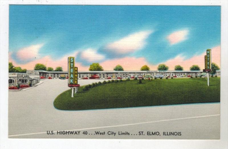 Illinois St.Elmo    Waldorf Motel & Steak House  Restaurant