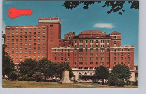 Edward Cornwallis Statue, CN Hotel, The Nova Scotian, Halifax, Vintage Postcard