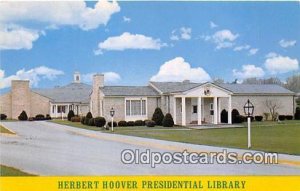 Herbert Hoover Presidential Library West Branch, Iowa, USA Unused 