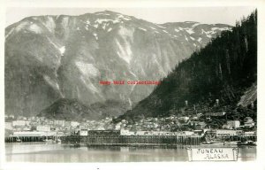 AK, Juneau, Alaska, Town View, RPPC