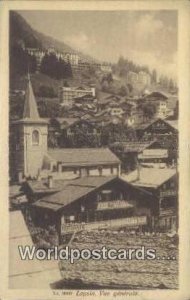 Vue Generale Leysin Swizerland 1925 