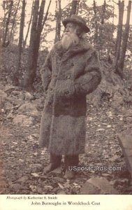 John Burroughs in Woodchuch Coat - Roxbury, New York