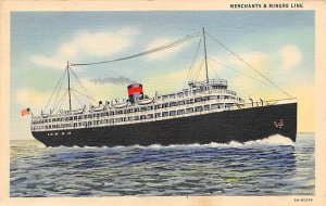 SS Dorchester Sep 20th, 1940 Merchant & Miners Transportation CO Ship Line Ship 