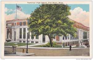 FALL RIVER, Massachusetts, 1900-1910's; Technical High School