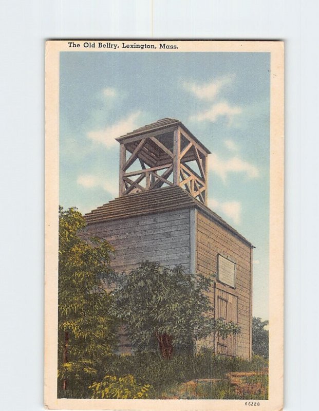 Postcard The Old Belfry, Lexington, Massachusetts