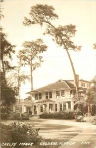 Carlyn Manor 1940s Orlando Florida Cook RPPC real photo postcard 6577