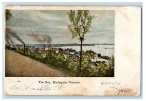 1905 The Bay Burlington Vermont VT Fort Ethan Allen VT PMC Posted Postcard