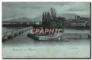 Old Postcard Souvenir De Geneve