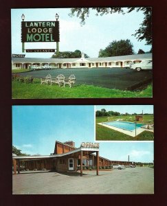 G34 Springfield, Arrow Head Motel and Lantern Lodge Motel, Unused Chrome