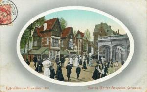 Exhibition Belgium lot 7 postcards Exposition Brussels 1910 