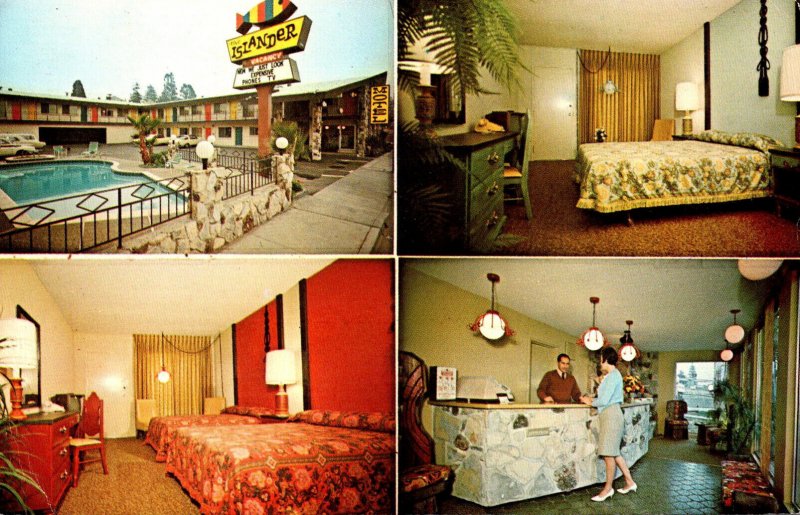 California Santa Cruz The Islander Motel 1972