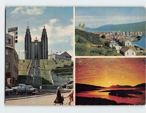 Postcard Views of Akureyri, Iceland