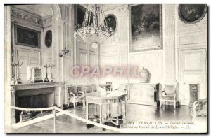 Old Postcard Grand Trianon Versailles of Louis Philippe Study