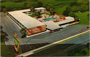 Vtg 1960s La Crosse Wisconsin WI Holiday Inn Postcard