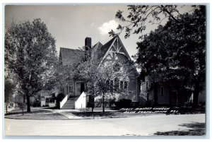 c1940's First Baptist Church Blue Earth Minnesota MN RPPC Photo Vintage Postcard