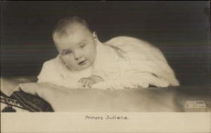 Dutch Baby Princess Prinses Juliana c1910 Real Photo Postcard dcn