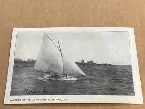 1910 Kennebunkport Maine Yachting off St Ann’s Rankin Prints Photo