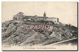 Old Postcard Notre Dame de Rochefort d & # View 39ensemble Sanctuary