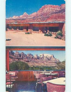 Pre-1980 RESTAURANT SCENE Springdale - Near Hurricane & St. George Utah UT G8629