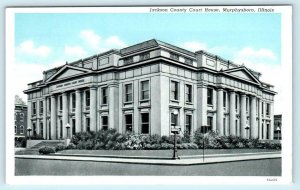 MURPHYSBORO, Illinois IL ~ JACKSON COUNTY COURT HOUSE ca 1920s-30s  Postcard