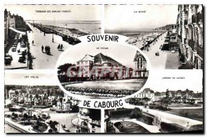 Postcard Old English Remembrance Cabourg Terrace La Digue Villas Casino Gardens