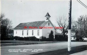 MN, Truman, Minnesota, RPPC, Emmanuel Baptist Church, LL Cook Photo No R92R