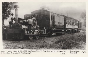 Corris Railway Victorian Train at Machynleth 1899 Real Photo Postcard