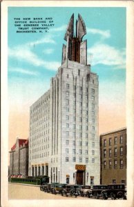Rochester, NY New York   BANK~GENESEE VALLEY TRUST COMPANY  1934 Postcard