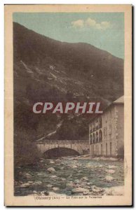 Old Postcard Chezery Ain Bridge Valserine