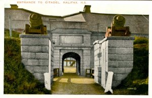 Canada - Nova Scotia, Halifax. Entrance to Citadel