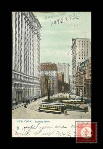 New York City - Bowling Greet - UDB - Cancel 1907