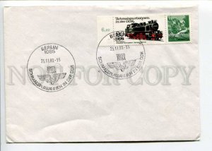 292731 EAST GERMANY GDR USSR 1980 y Berlin TRAIN railway special cancellations 