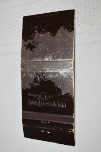 Walt Disney World Lake Buena Vista Silver 30 Strike Matchbook Cover