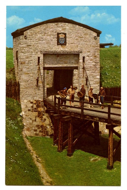 NY -  Old Fort Niagara. Main Gate & Drawbridge