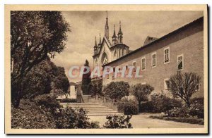 Postcard Old French Riviera Nice Artistic Garden Monastery of Cimiez