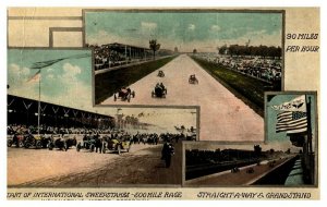 Rare 1912 Start Of 500 Mile Indianapolis Sweepstakes Auto Race Multi View B618