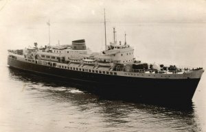 MV Koningin Emma Zeeland Steamship Company Ship Vintage RPPC 03.65