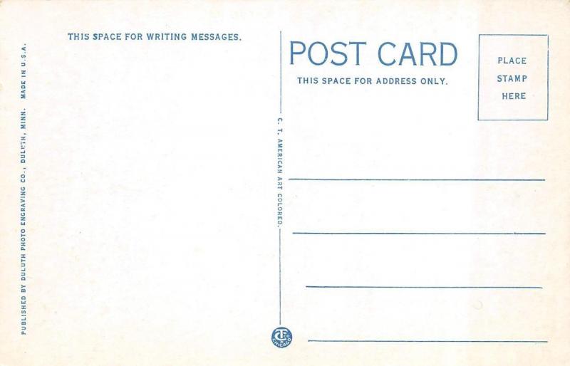 DULUTH, MN Minnesota  CLARKSON COAL & DOCK CO Ships & Train Car c1920's Postcard