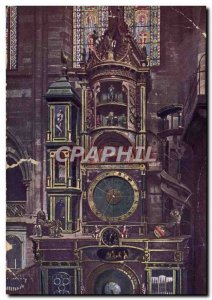 Old Postcard L & # 39Horloge Astronomical De La Cathedrale De Strasbourg