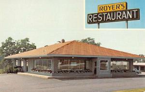 Thurmont Maryland Royers Restaurant Multiview Vintage Postcard K88607