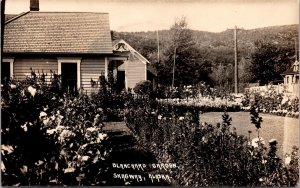 Real Photo Postcard Blanchard Garden in Skagway, Alaska