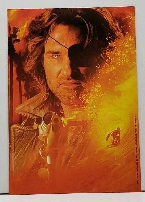 Kurt Russell ESCAPE FROM L. A. Movie Poster Postcard G19