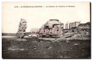 St Georges de Didonne Old Postcard Vallieres of Rocks and & # 39oceanic