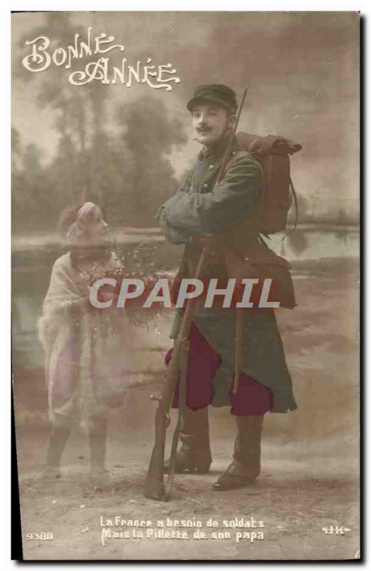 Old Postcard Fancy Man Army Soldier