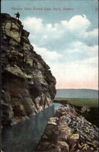 Miocine Ditch Round Cape Horn AK c1910 Postcard